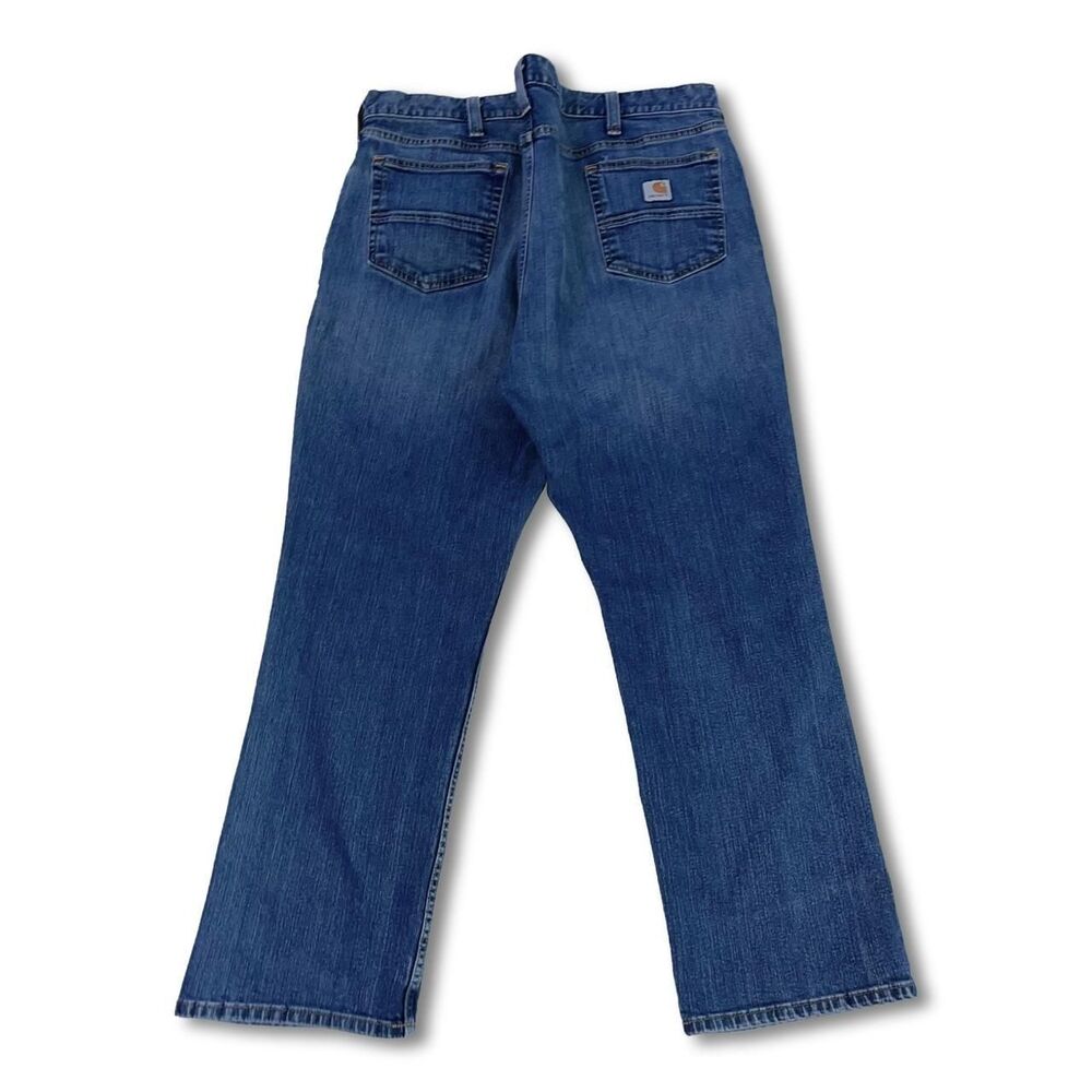 Carhartt Men's Navy and Blue Jeans